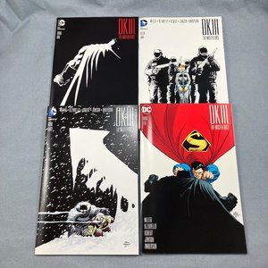 Dark Knight III The Master Race Batman 2016 DC Comic Book Lot #1-2-3-5